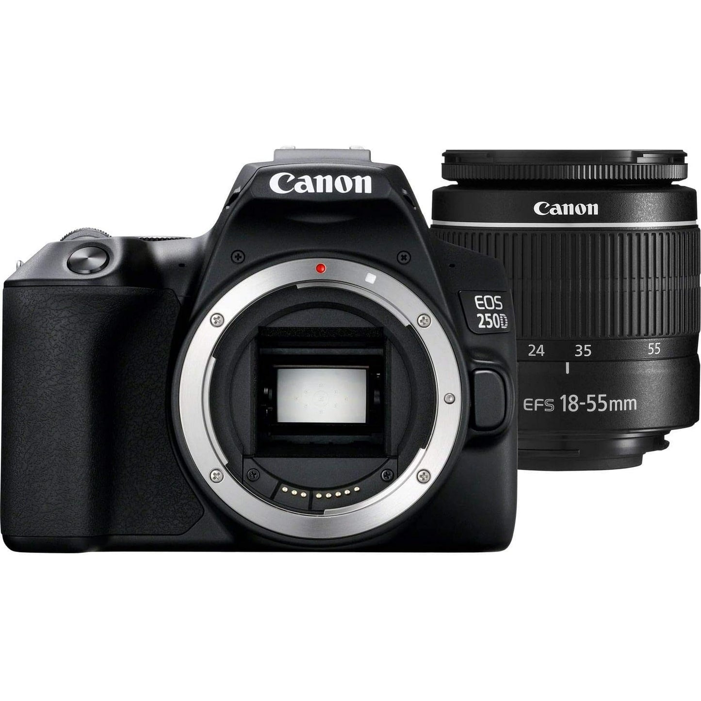 SSE Canon EOS 250D (Rebel SL3) DSLR Camera with 18-55mm DC III Lens & Essential Accessory Bundle ? Includes: SanDisk Ultra 64GB SDXC Memory Card, Extended Life Battery, Slave Flash, 57? Tripod & More
