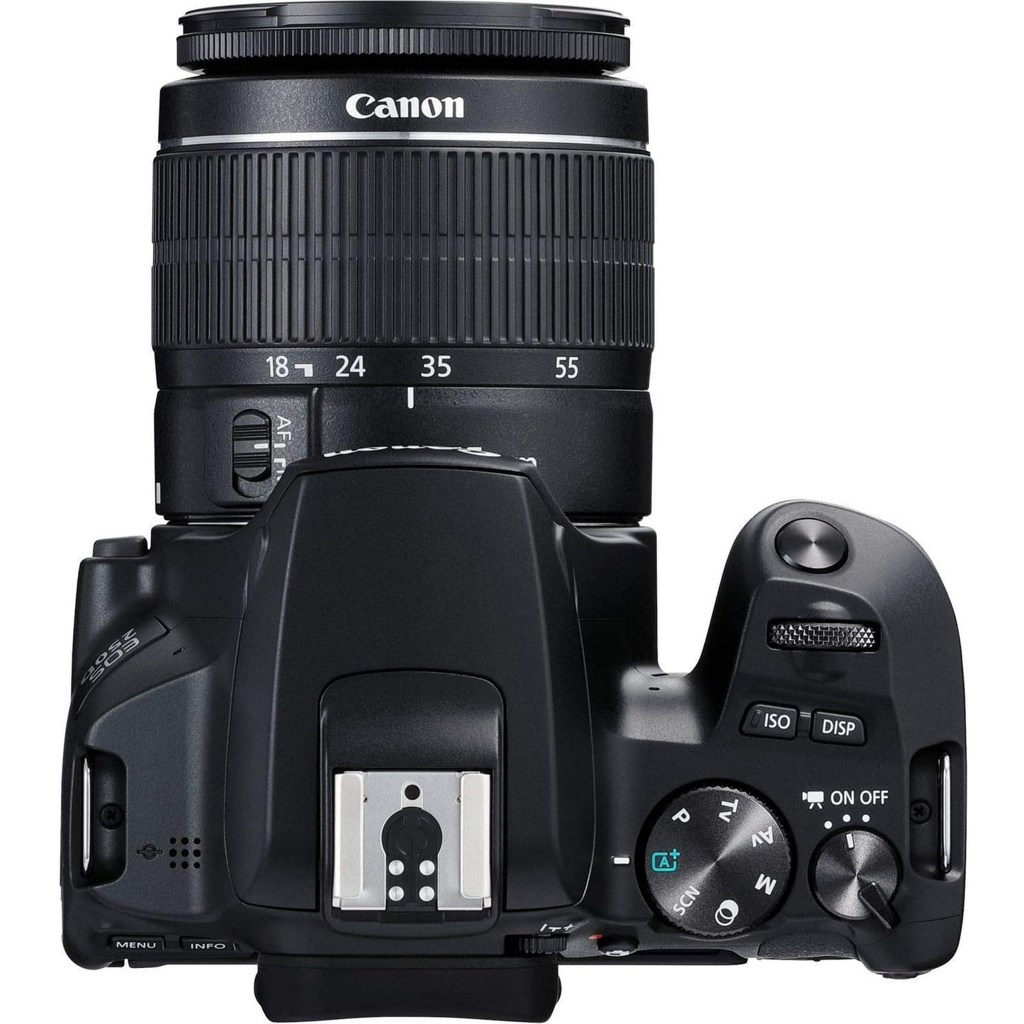 SSE Canon EOS 250D (Rebel SL3) DSLR Camera with 18-55mm DC III Lens & Essential Accessory Bundle ? Includes: SanDisk Ultra 64GB SDXC Memory Card, Extended Life Battery, Slave Flash, 57? Tripod & More