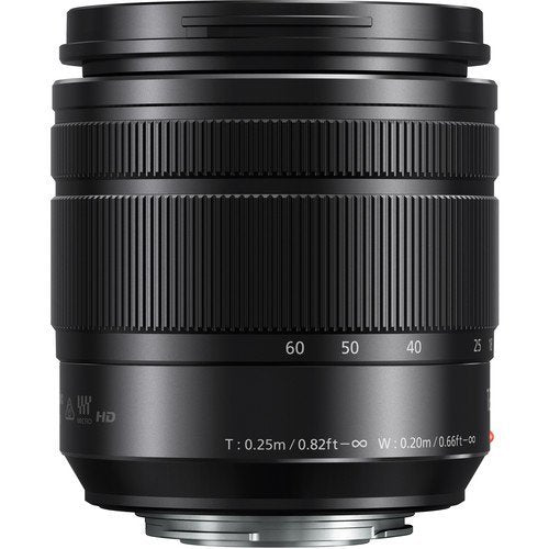 Panasonic Lumix G Vario 12-60mm f/3.5-5.6 ASPH. Power O.I.S. Lens Bundle with Manufacturer Accessories & Accessory Kit (13 Items) (White Box) - International Version (No Warranty)