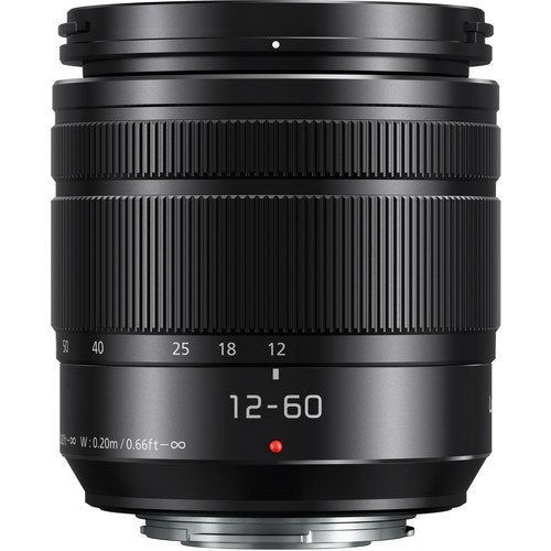 Panasonic Lumix G Vario 12-60mm f/3.5-5.6 ASPH. Power O.I.S. Lens Bundle with Manufacturer Accessories & Accessory Kit (13 Items) (White Box) - International Version (No Warranty)