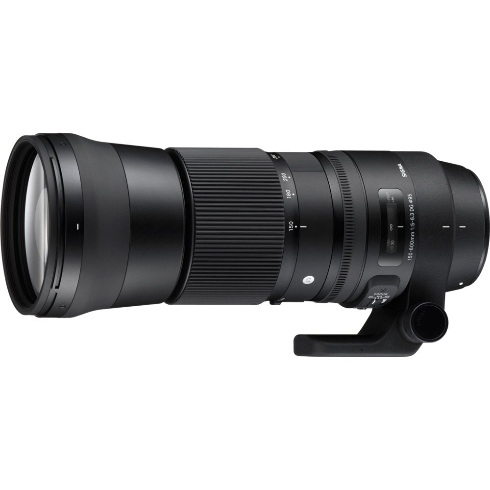 Sigma 150-600mm F5-6.3 DG OS HSM Zoom Lens for Nikon DSLR Cameras Includes Bonus Sandisk 64GB Memory Card