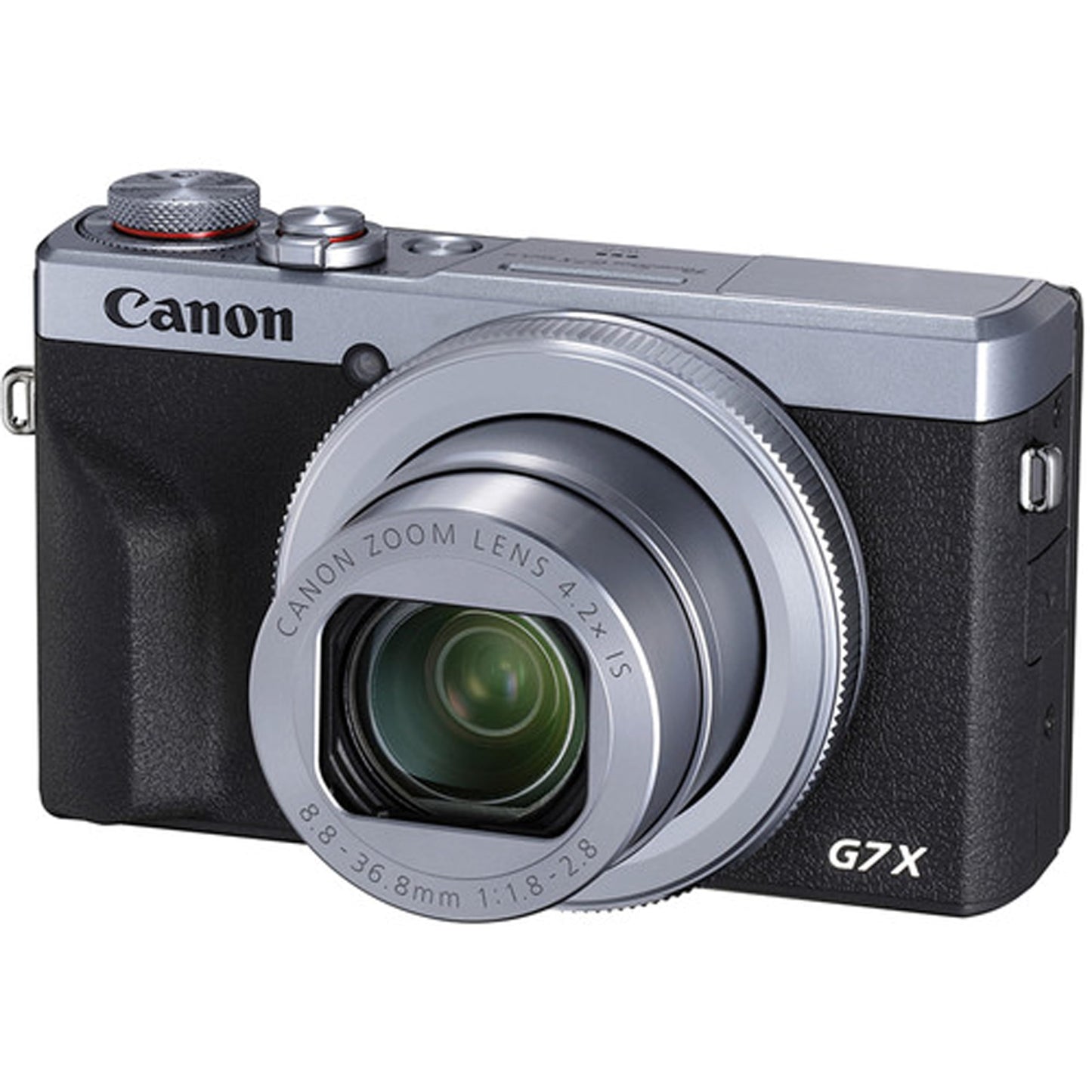Canon PowerShot G7 X Mark III Digital Camera (Silver) with LED Video Light + Two Extra Batteries + 64GB Memory Card + Tripod + Case & More (Renewed)