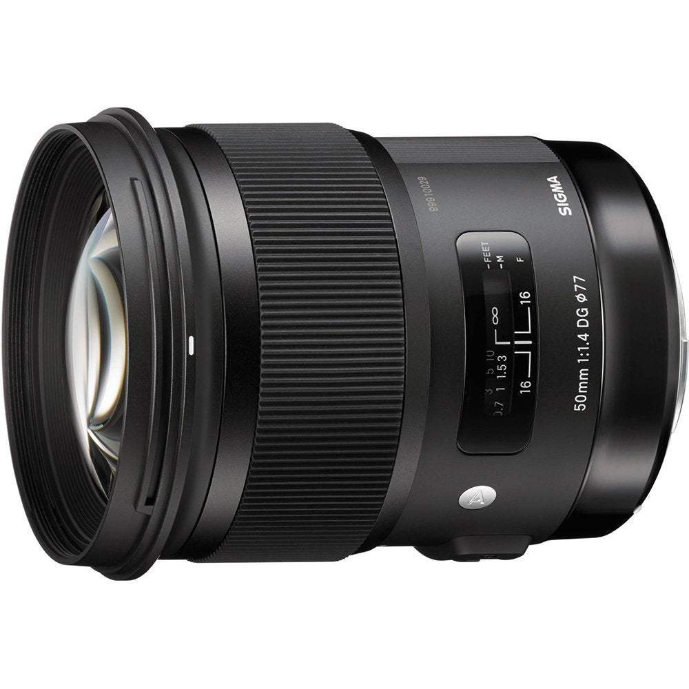 Sigma 50mm f/1.4 DG HSM Art Lens for Nikon F SLR Cameras (311306) + Sandisk Extreme PRO SDXC 128GB UHS-1 Memory Card