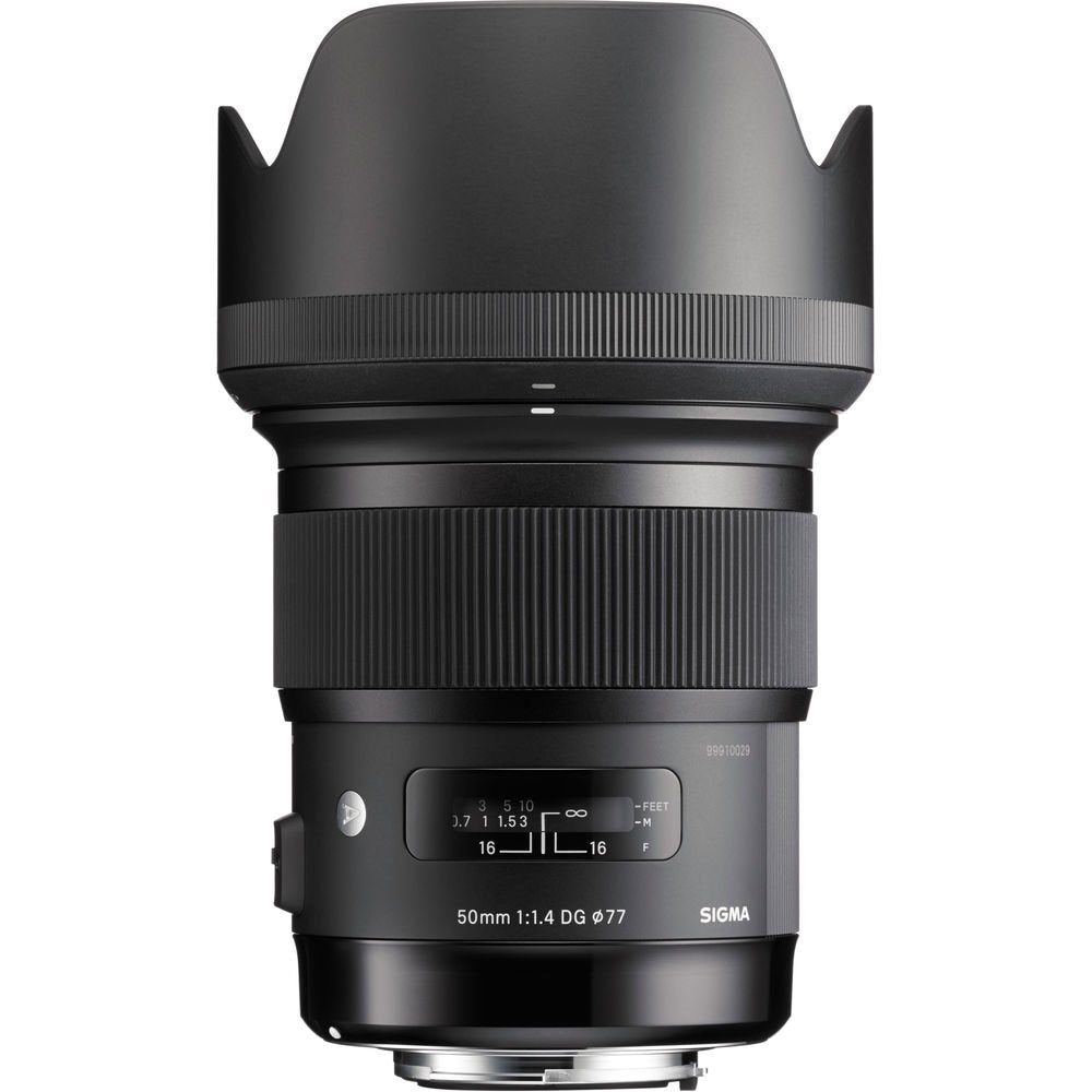 Sigma 50mm f/1.4 DG HSM Art Lens for Nikon F SLR Cameras (311306) + Sandisk Extreme PRO SDXC 128GB UHS-1 Memory Card