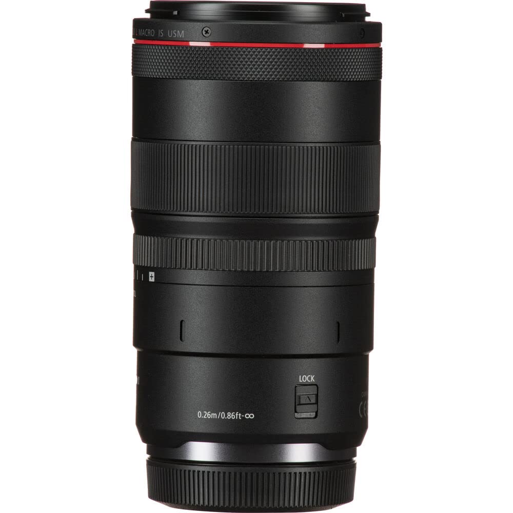 Canon RF 100mm f/2.8 L Macro is USM Telephoto Macro Lens for mirrorless Camera and 128 Extreme Memory Card (Renewed)
