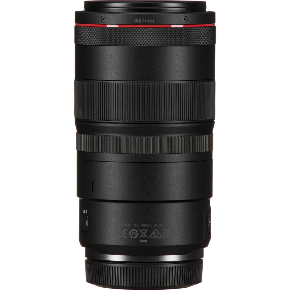 Canon RF 100mm f/2.8 L Macro is USM Telephoto Macro Lens for mirrorless Camera and 128 Extreme Memory Card (Renewed)