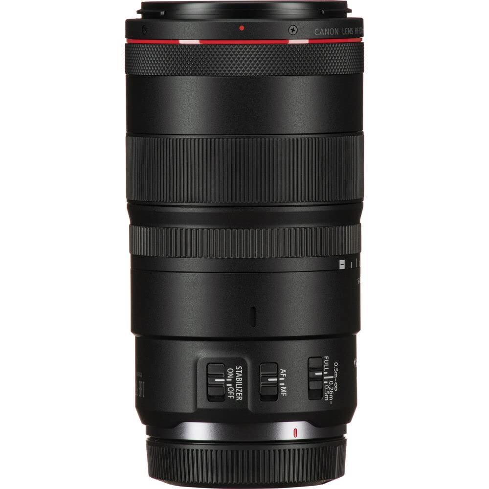 Canon RF 100mm f/2.8 L Macro is USM Telephoto Macro Lens for mirrorless Camera and 128 Extreme Memory Card (Renewed)