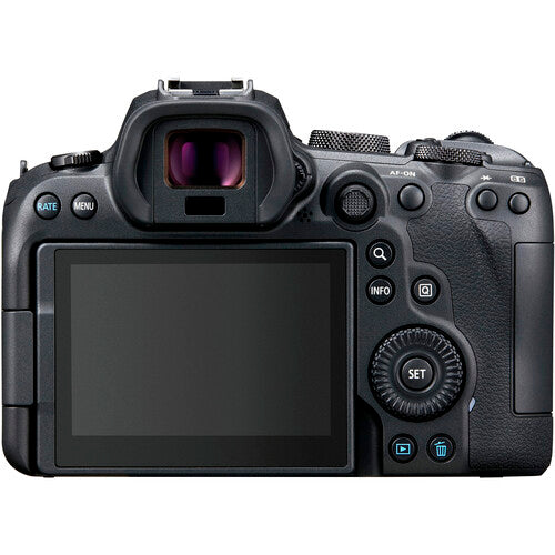 Canon EOS R6 Mirrorless Digital Camera (Body) with Starter Accessory Bundle. Bundle Includes: 64GB Ultra Memory Card, 1x Canon LP-E6NH Battery, Battery Charger for LP-E6NH Batteries, Soft Padded Carrying Case, and More