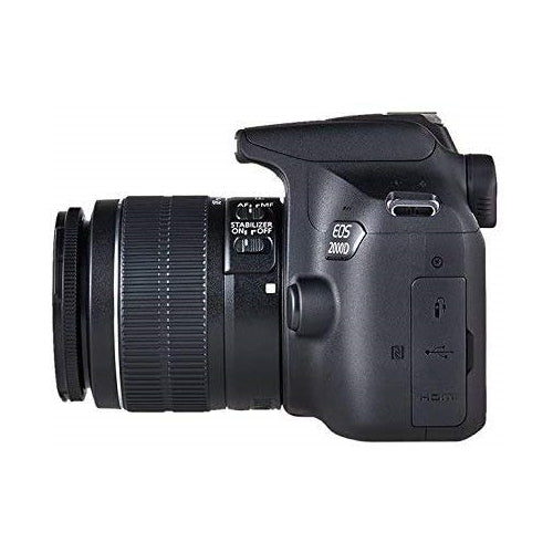 Canon EOS 2000D (T7) EF-S 18-55mm IS II Kit with Canon EF 50mm f/1.8 STM Lens and Basic Lens Accessory Bundle - Includes: 500mm Telephoto Preset Lens, Professional EF T-Mount and MUCH MORE