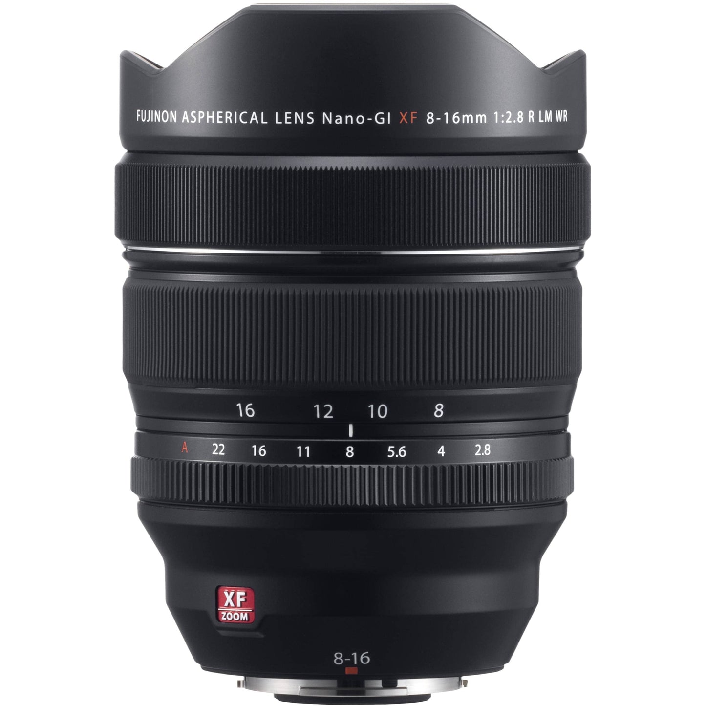 FUJIFILM XF 8-16mm f/2.8 R LM WR Lens with Essential Accessory Bundle: FUJIFILM Front & Rear Lens Caps, Universal Lens Cap Keeper & More (8pc Bundle)