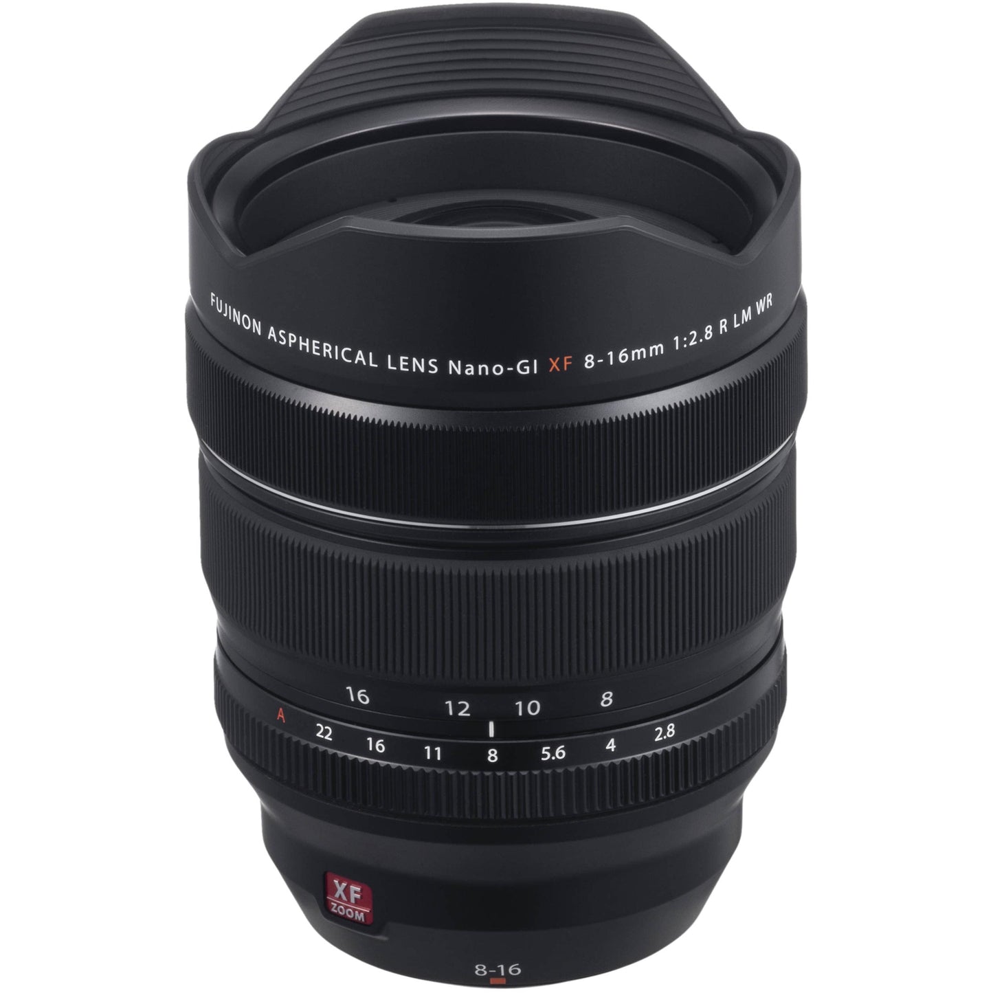 FUJIFILM XF 8-16mm f/2.8 R LM WR Lens with Essential Accessory Bundle: FUJIFILM Front & Rear Lens Caps, Universal Lens Cap Keeper & More (8pc Bundle)