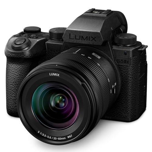 Panasonic LUMIX S5IIX Mirrorless Camera with LUMIX S 20-60mm f/3.5-5.6 Lens and LUMIX S 85mm f/1.8 Lens