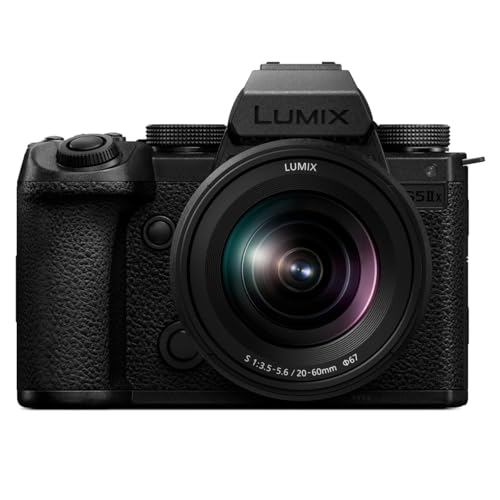 Panasonic LUMIX S5IIX Mirrorless Camera with LUMIX S 20-60mm f/3.5-5.6 Lens and LUMIX S 85mm f/1.8 Lens