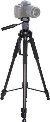 Professional PRO 70" Tripod 3-Way Panhead Tilt Motion with Two Built in Bubble Leveling with Deluxe Carrying Case for Canon Digital SLR Cameras