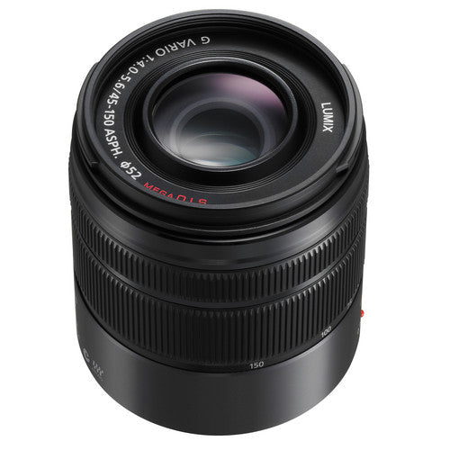 Panasonic Vario 45-150mm f/4-5.6 ASPH Lens - Black - White Box