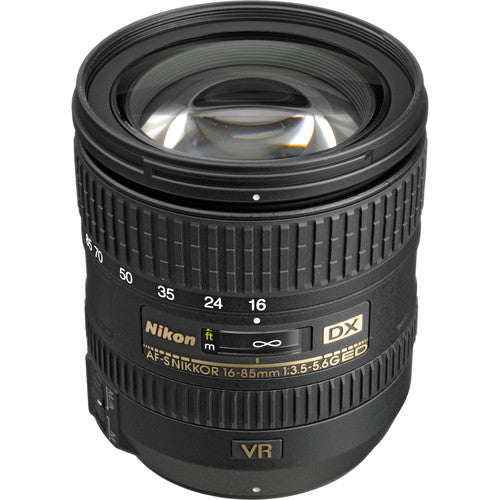 Nikon 16-85mm f/3.5-5.6G ED VR AF-S DX Nikkor Lens  - White Box