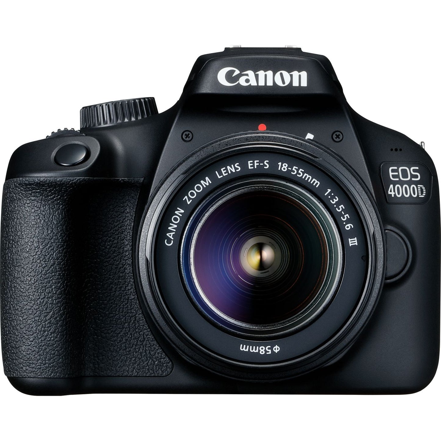 Canon EOS 4000D with EF-S 18-55mm f/3.5-5.6 III (WHITE BOX) with Starter Accessory Bundle - Includes: SanDisk Ultra 32GB SDHC Memory Card (UHS-I / Class 10), High Speed Memory Card Reader & MORE