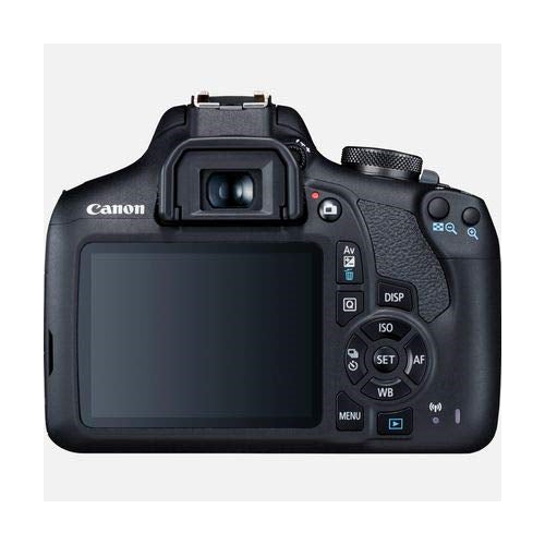 Canon EOS 2000D with EF-S 18-55mm III Lens with Starter Accessory Bundle - Includes: SanDisk Ultra 64GB SDXC, Digital Flash, Extended Life Replacement Battery, Water Resistant Gadget Bag & More