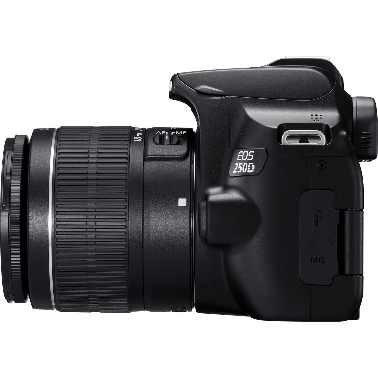 Canon EOS 250D (Rebel SL3) with EF-S 18-55mm f/3.5-5.6 III Lens & Starter Accessory Bundle - Includes: SanDisk Ultra 64GB SDXC, Digital Flash, Extended Life Replacement Battery, Water Resistant Gadget Bag & More
