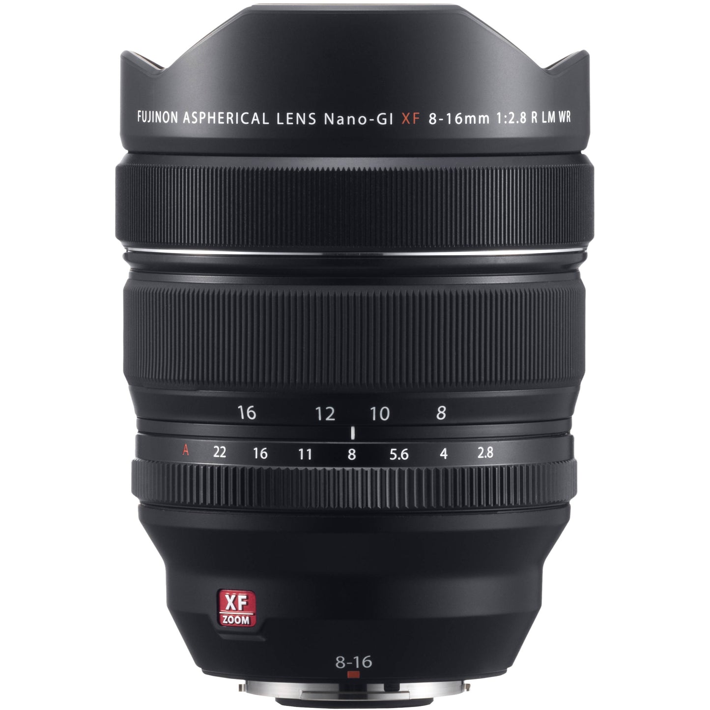 FUJIFILM XF 8-16mm f/2.8 R LM WR Lens with Essential Accessory Bundle: FUJIFILM Front & Rear Lens Caps, Universal Lens Cap Keeper & More (8pc Bundle)