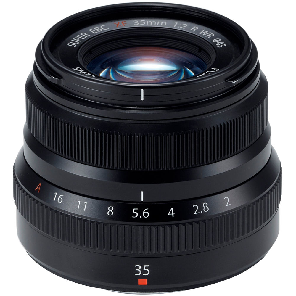 FUJIFILM XF 35mm f/2 R WR Lens (Black) with Essential Accessory Bundle: Protective Multi-Coated UV Filter, Variable Neutral Density Filter & More (19pc Bundle)
