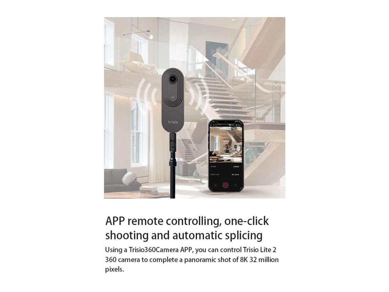 Trisio Lite 2 VR - 8K Virtual Tour NodeRotate 360° Camera