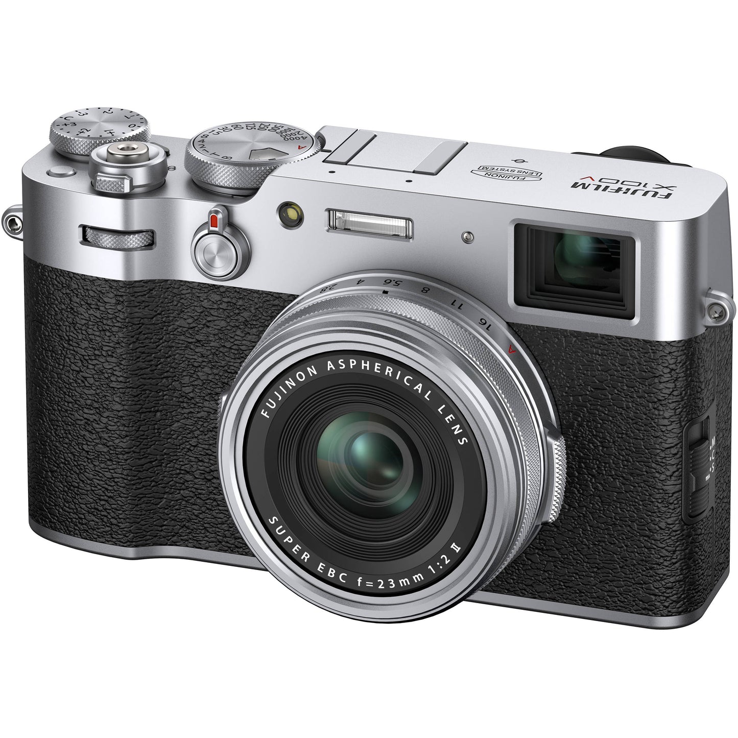 FUJIFILM X100V Digital Camera (Silver) with Essential Accessory Bundle: SanDisk 64GB Ultra SDXC Memory Card, Mini “Gripster” Tripod, Spare Battery & More (17pc Bundle)