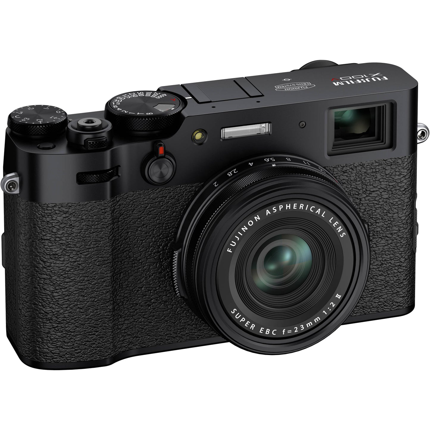 FUJIFILM X100V Digital Camera (Black) with Advanced Accessory Bundle: SanDisk 64GB Ultra SDXC, Portable Mini Metal Camera Dolly, Spare Battery & Much More (23pc Bundle)