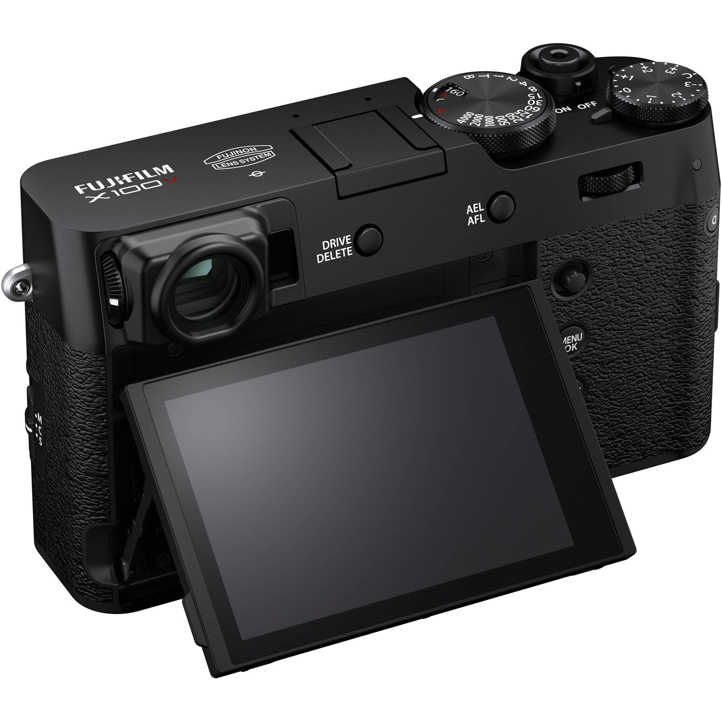 FUJIFILM X100V Digital Camera (Black) with Advanced Accessory Bundle: SanDisk 64GB Ultra SDXC, Portable Mini Metal Camera Dolly, Spare Battery & Much More (23pc Bundle)