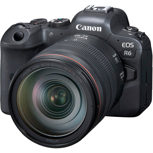 Canon EOS R6 Mirrorless Digital Camera with RF 24-105mm f/4L IS USM Lens PPCKIT