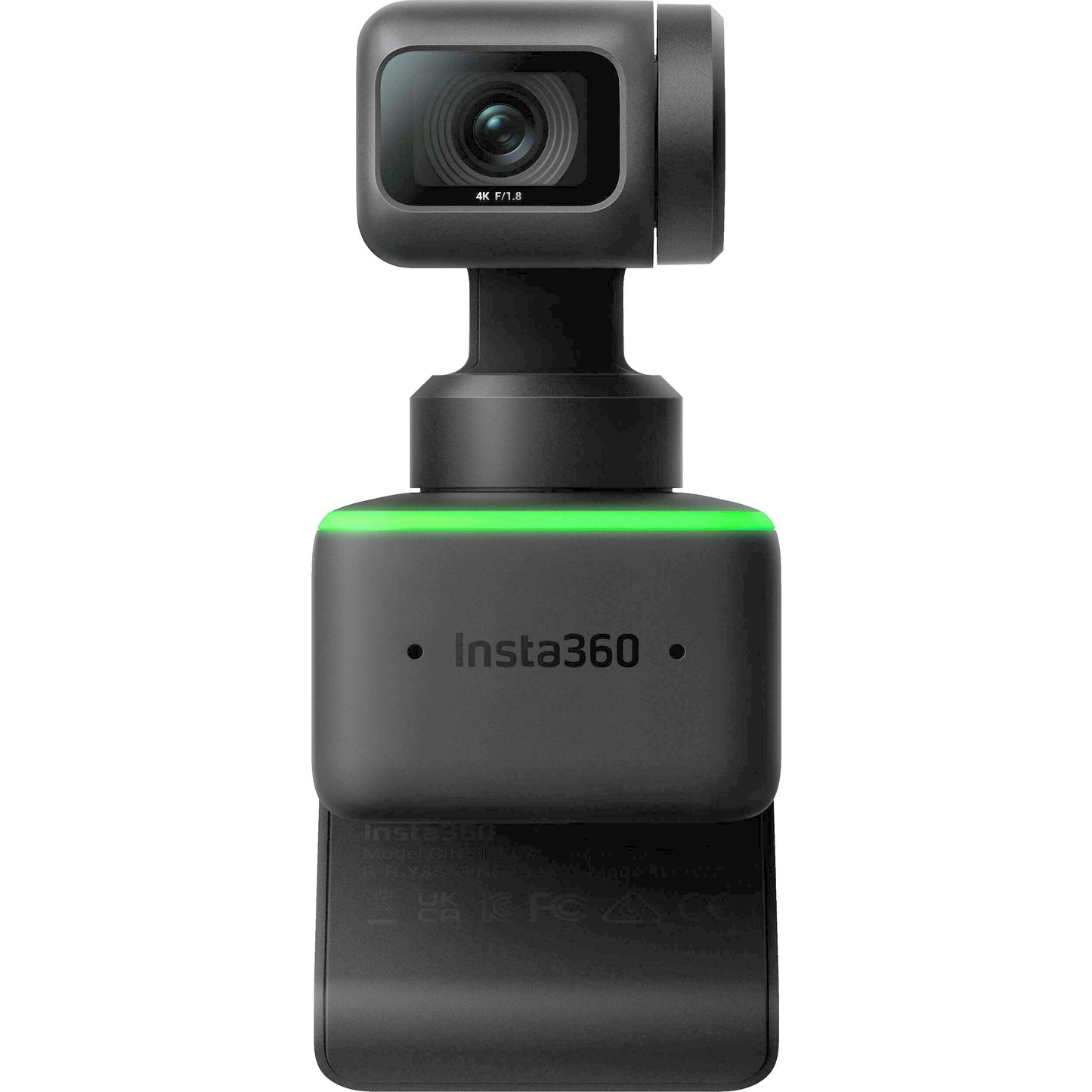 Insta360 Link UHD 4K AI Webcam + Ultimaxx Basic Bundle + Manufacturer Accessories, Dust Blower, Microfiber Cloth & More (6pc Bundle)