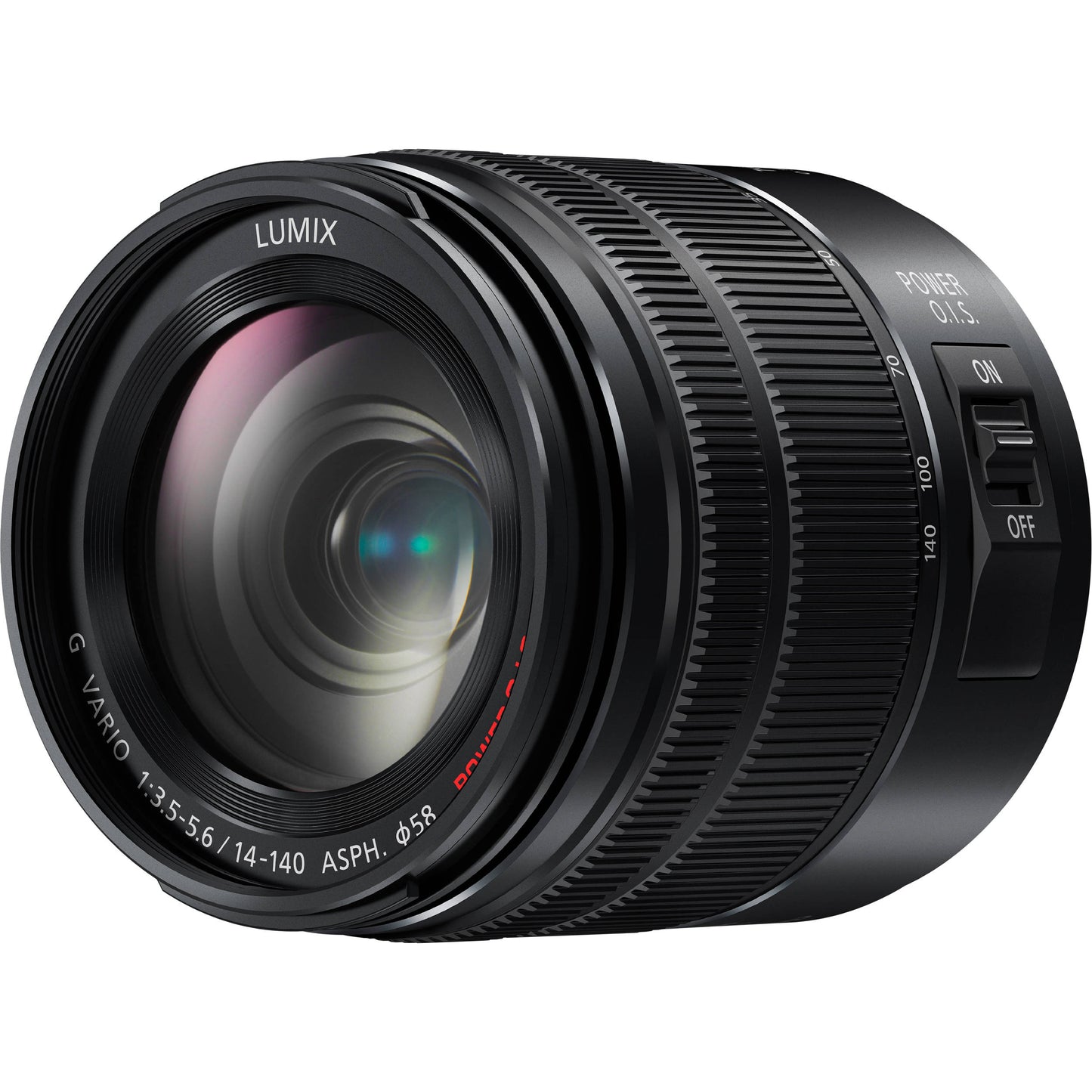 Ultimaxx Essential Accessory Bundle + Panasonic Lumix G Vario 14-140mm f/3.5-5.6 II ASPH. POWER O.I.S. Lens + Multi-Coated 3PC UV Filter Kit (UV, CPL, FLD) & More (18pc Bundle)