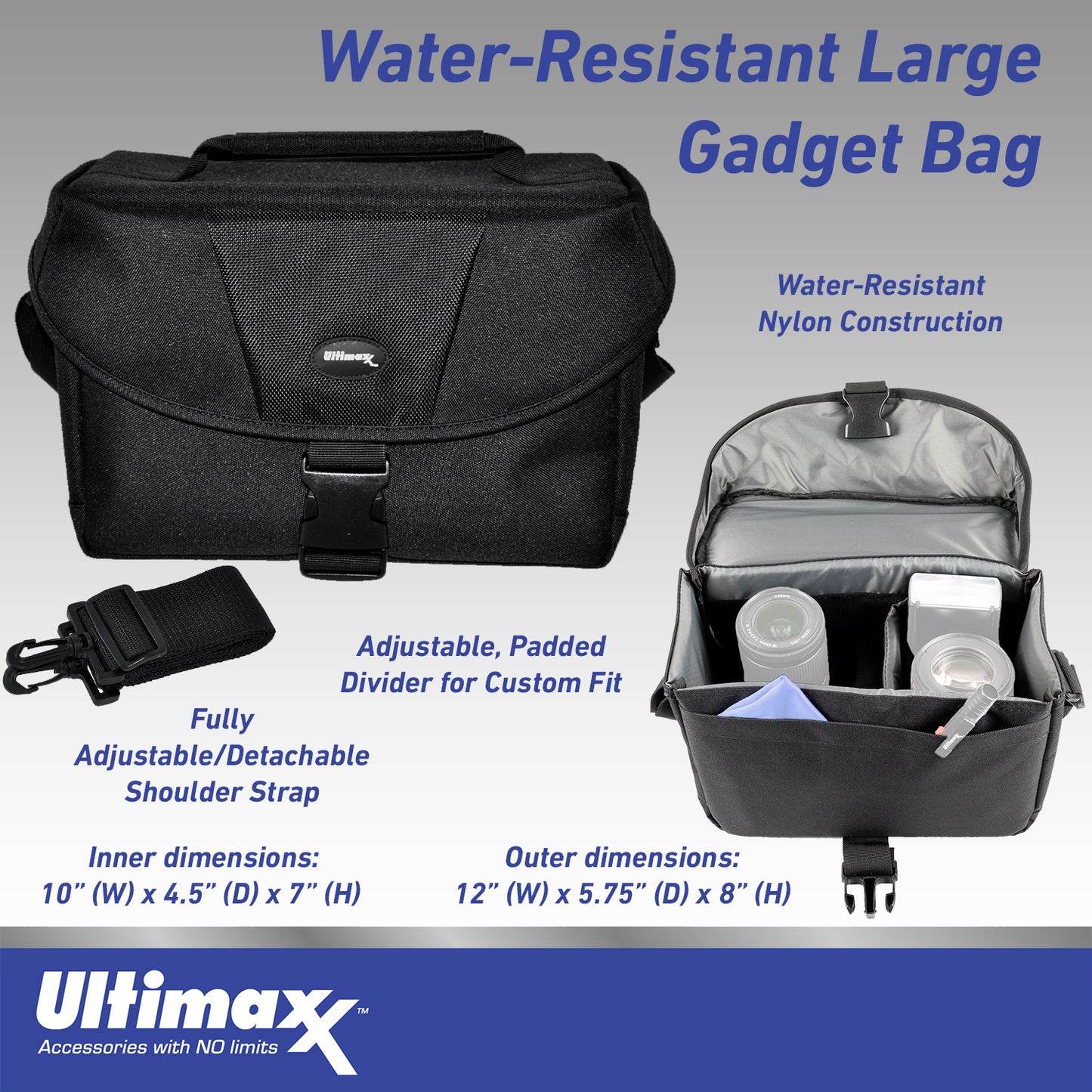 Ultimaxx Essential Canon G70 Camcorder Bundle - Includes: 2x 64GB Ultra Memory Cards, Spare Battery, Ultra-Bright LED Light Kit, Tabletop 6.5” Tripod & More (21pc Bundle)