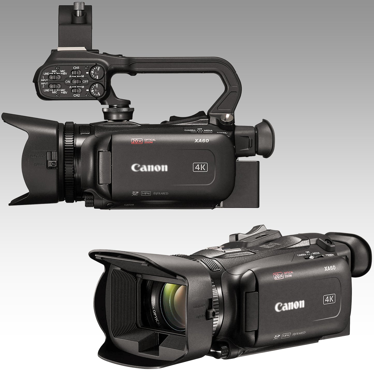 Ultimaxx Essential Canon XA60 Camcorder Bundle - Includes: 2x 64GB Ultra Memory Cards, Spare Battery with Travel Charger, Lightweight Monopod & Much More (23pc Bundle)