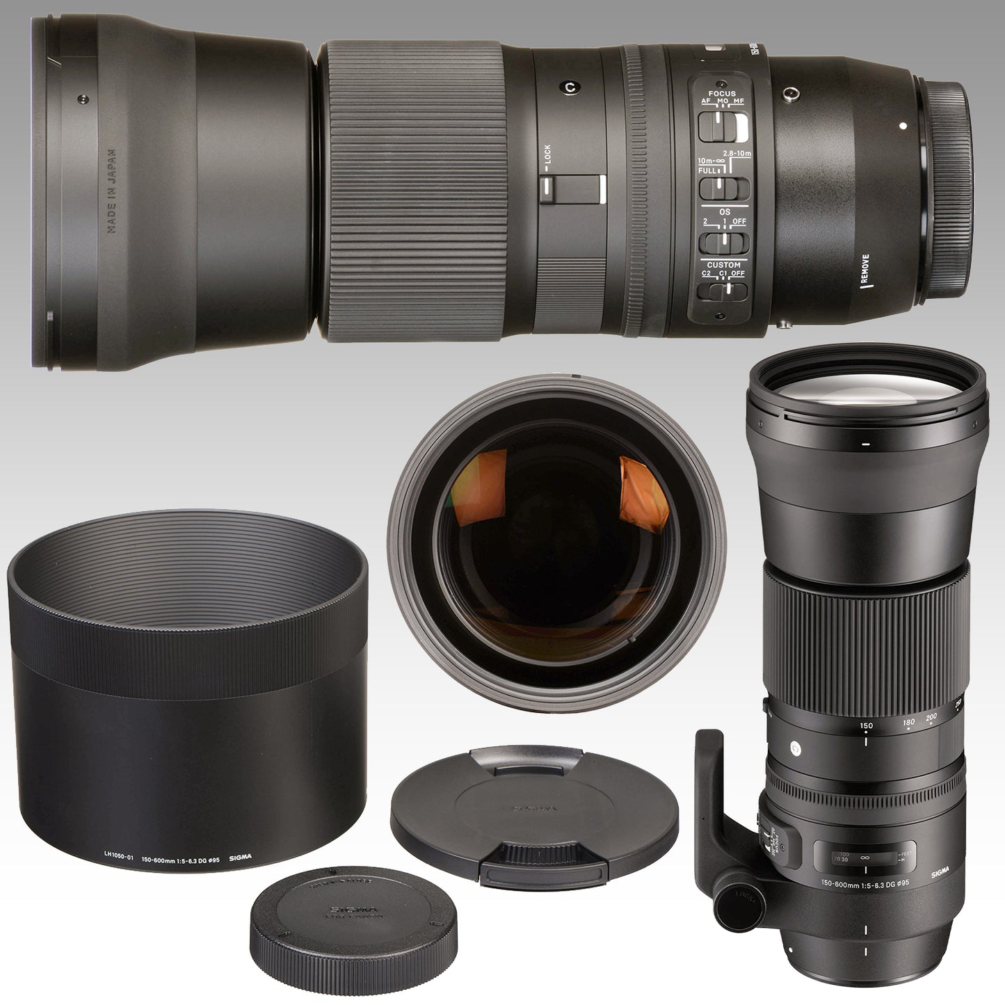 Ultimaxx Starter Sigma 150-600mm f/5-6.3 Lens Bundle (F-Mount) - Includes: Protective UV Filter, Lightweight 48” Monopod, Universal Lens Cap Keeper & More (12pc Bundle)