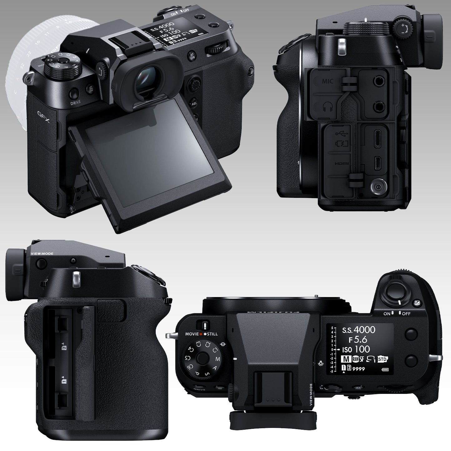 Ultimaxx Advanced FUJIFILM GFX 100S Medium Format Mirrorless Camera Bundle (Body Only) - Includes: 2x 128GB Extreme Memory Cards, 2x Spare Batteries & Much More (27pc Bundle)