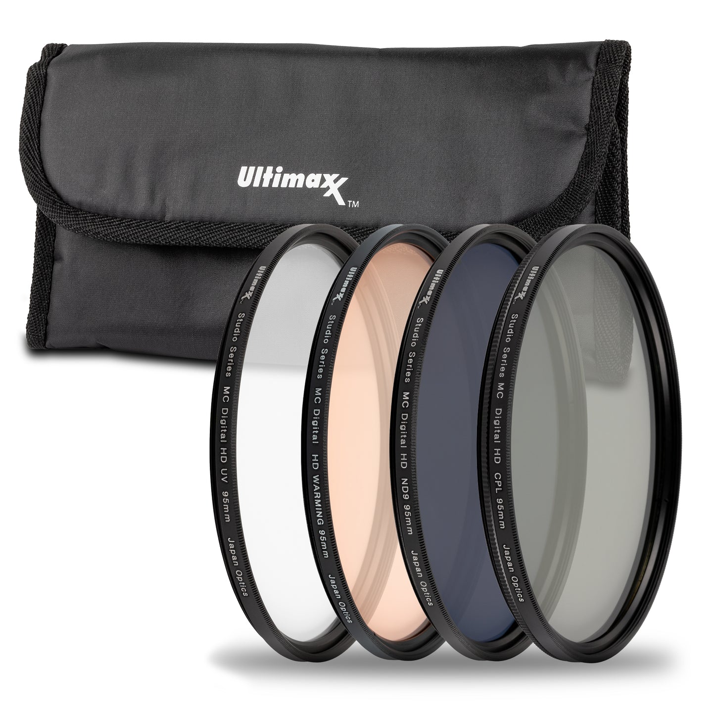 Ultimaxx Essential Canon RF 28-70mm f/2L USM Lens Bundle - Includes: Ultimate 4PC Filter Kit (Warming, UV, CPL, ND9), Universal Lens Cap Keeper & More (13pc Bundle)