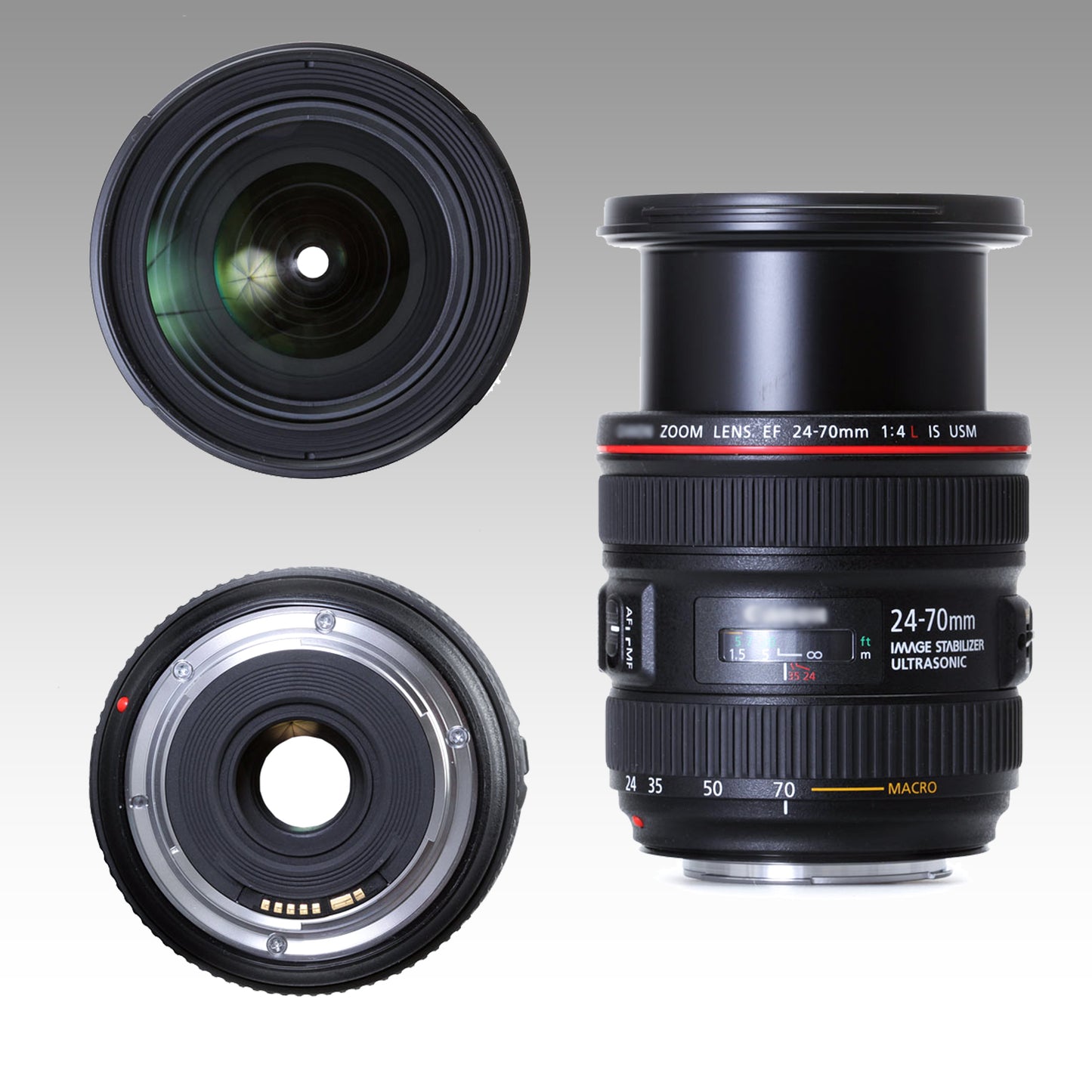 Ultimaxx Starter Canon EF 24-70mm f/4L IS USM Lens Bundle - Includes: 4PC Macro Close-Up Filter Kit, Protective UV & CPL Filters, Lens Hood & More (15pc Bundle)