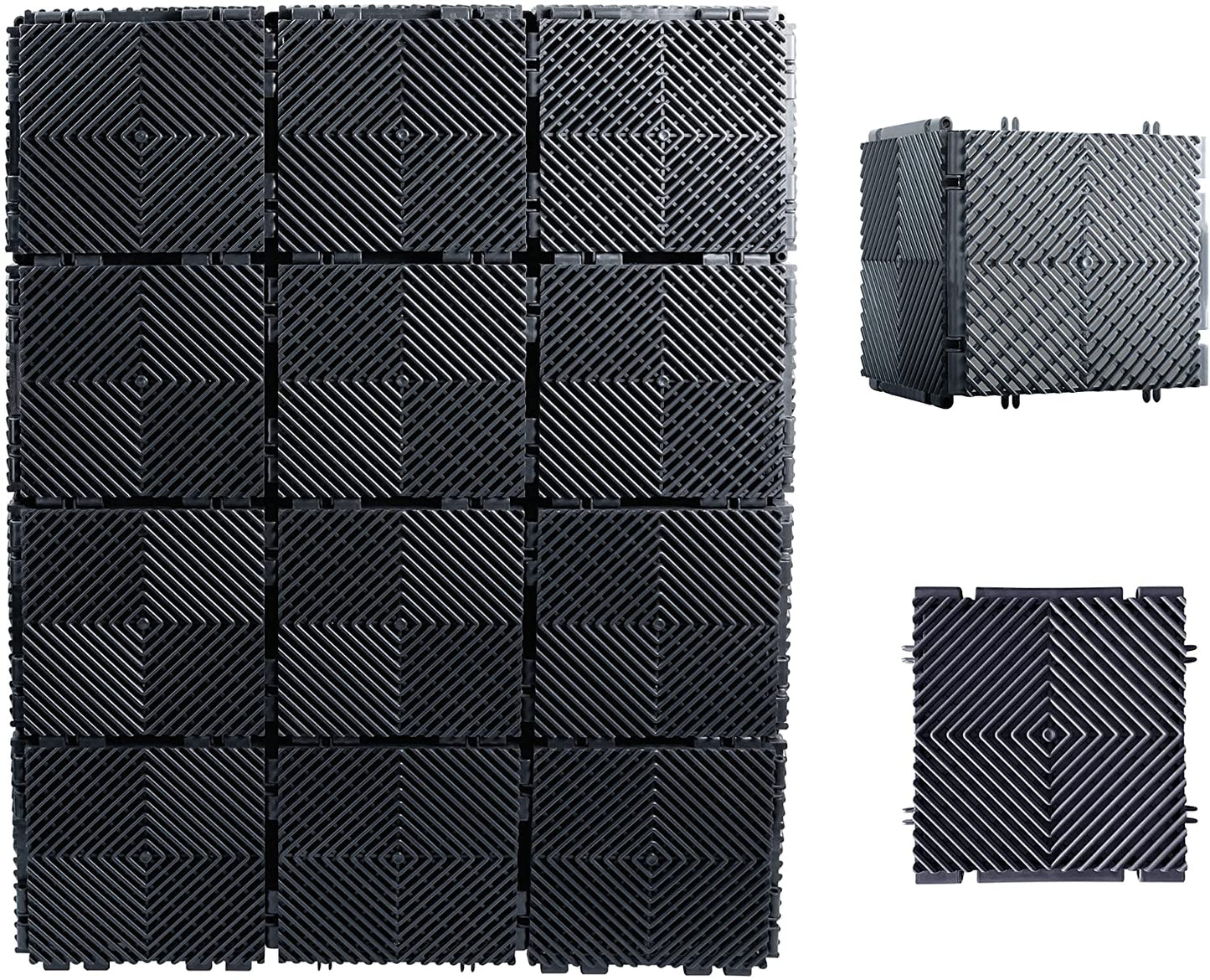 Ready Covers EZ Connect (Charcoal-50 Tiles)