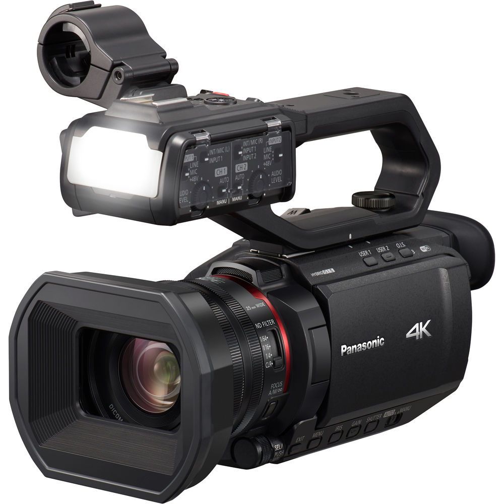 Panasonic HC-X2000 UHD 4K 3G-SDI/HDMI Pro Camcorder with 24x Zoom Bundle 2