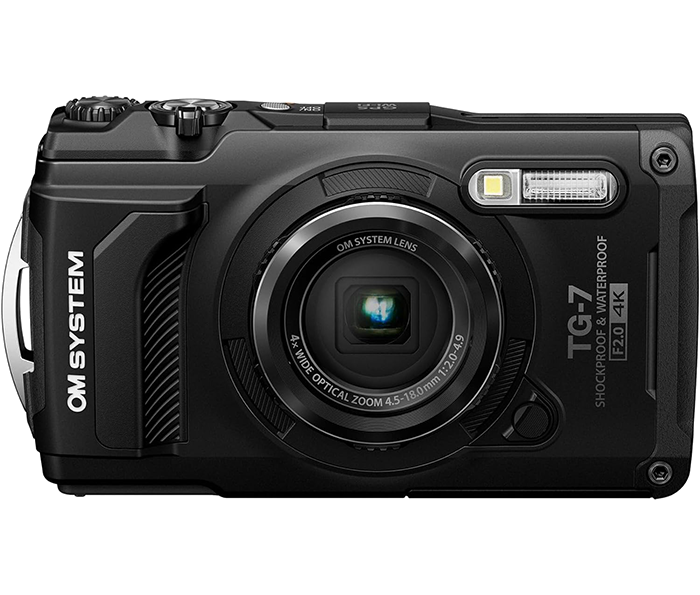 OM SYSTEM Tough TG-7 Digital Camera (Black)