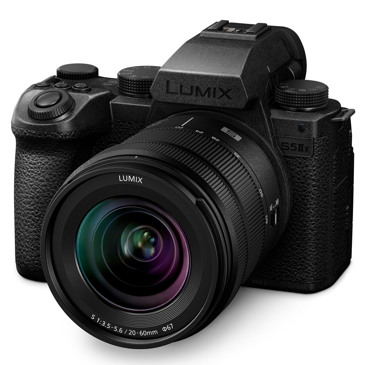 Panasonic LUMIX S5IIX Mirrorless Camera with LUMIX S 20-60mm f/3.5-5.6 Lens and LUMIX S 85mm f/1.8 Lens