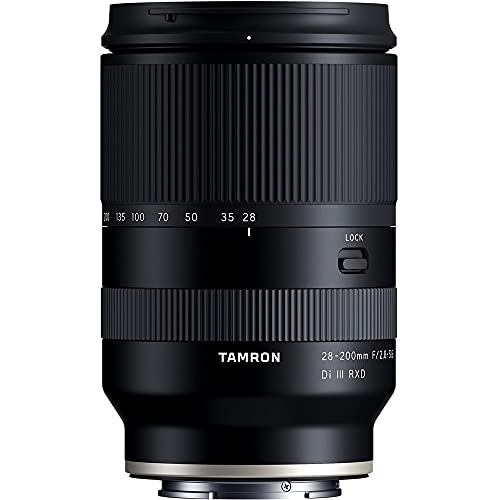 Tamron 28-200mm f/2.8-5.6 Di III RXD Lens for Sony E with Basic Accessory Bundle - Includes: SanDisk Ultra 64GB Memory Card, Manufacturer’s Accessories & Microfiber Cloth