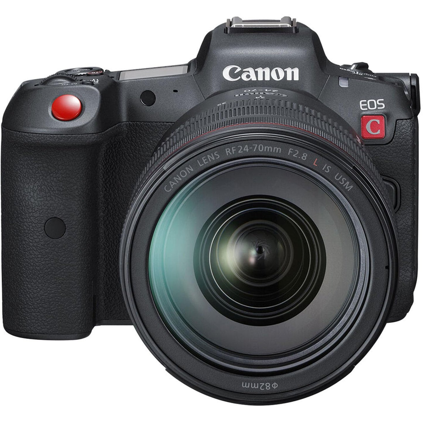 Canon EOS R5 C Mirrorless Cinema Camera w/Canon RF 24-70mm f/2.8 L is USM Lens + LED Video Light + Camera Case + 128GB Memory (15pc Bundle) (Renewed)