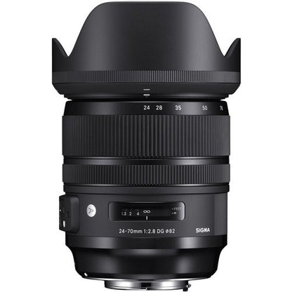 Sigma 24-70mm f/2.8 DG OS HSM Art Lens for Nikon F, SanDisk 128GB Extreme PRO UHS-I SDXC Memory Card and More (5 Items)