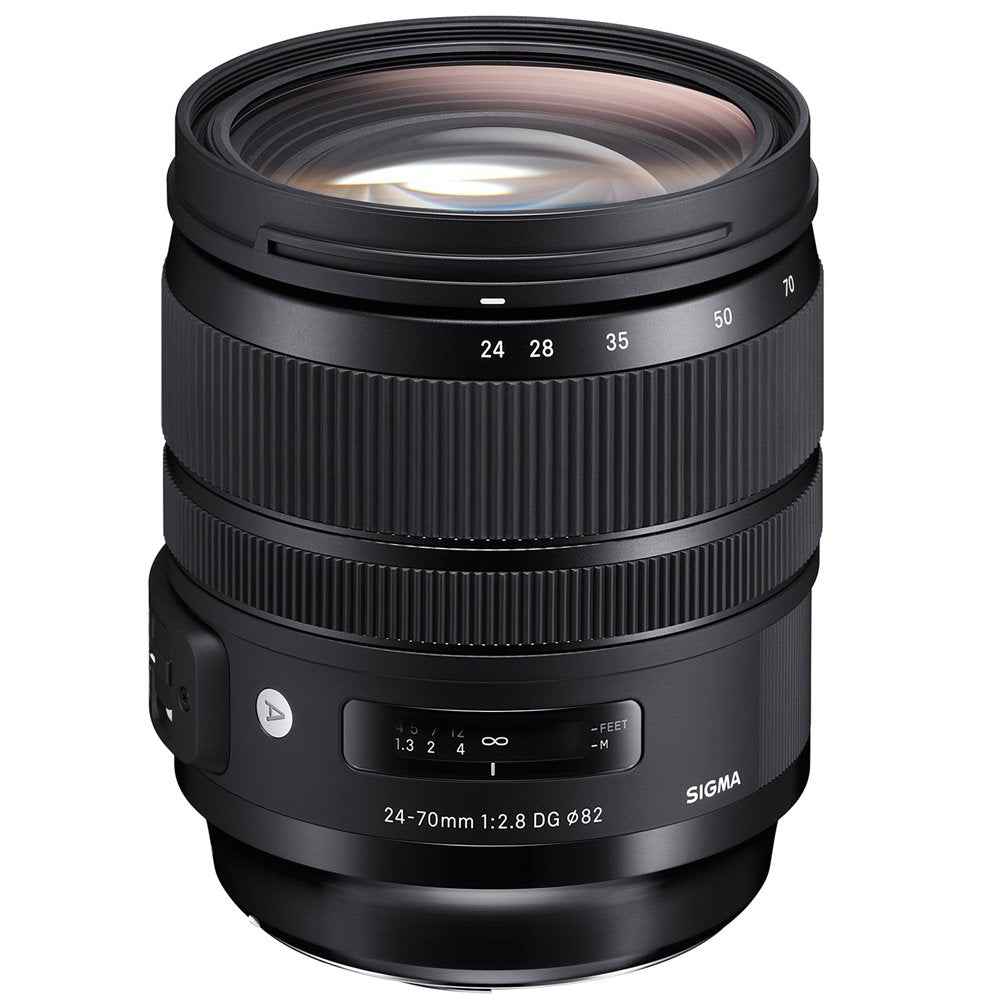 Sigma 24-70mm F2.8 DG OS HSM Art Lens for Nikon Mount (576-955) + Sandisk Extreme PRO SDXC 128GB UHS-1 Memory Card