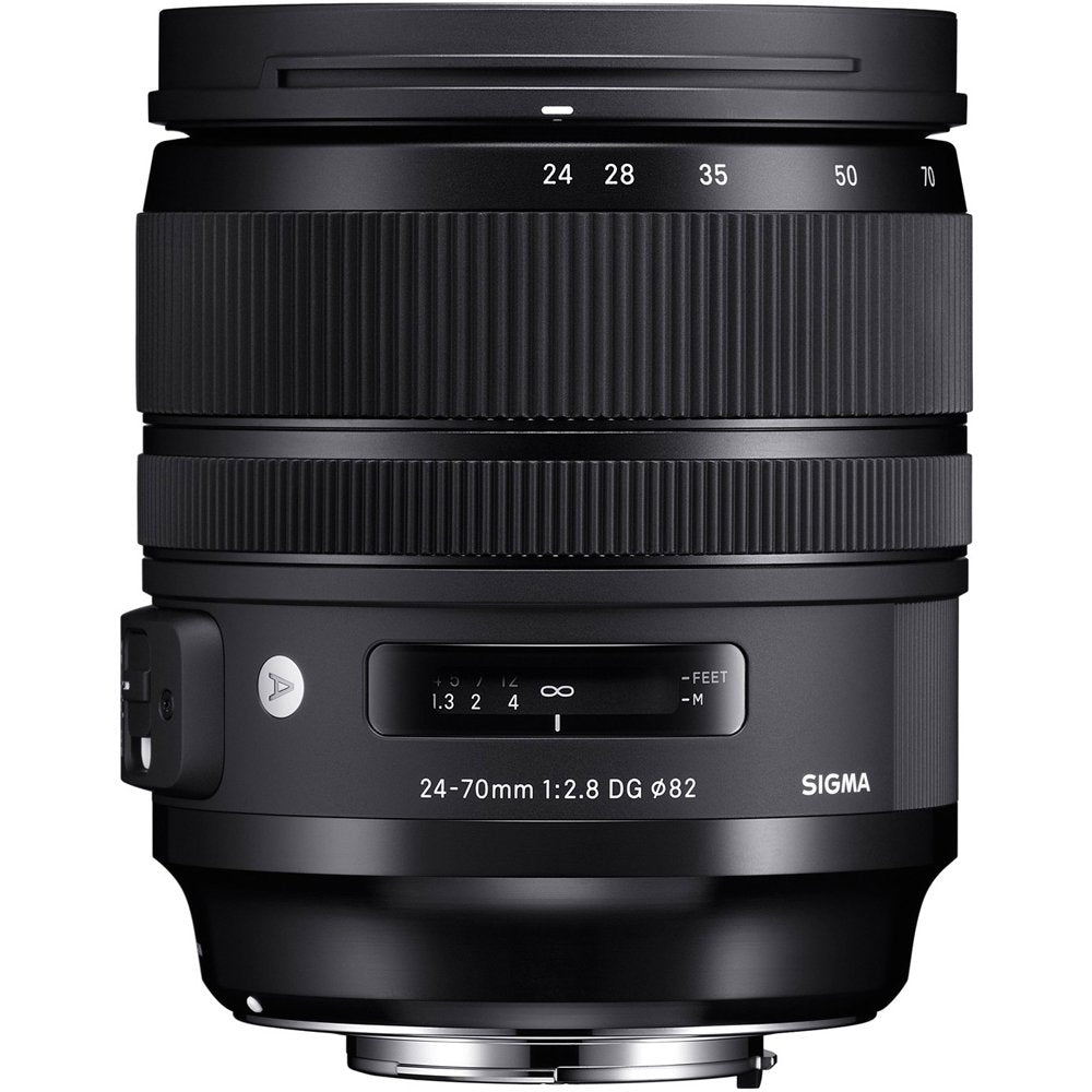 Sigma 24-70mm F2.8 DG OS HSM Art Lens for Nikon Mount (576-955) + Sandisk Extreme PRO SDXC 128GB UHS-1 Memory Card