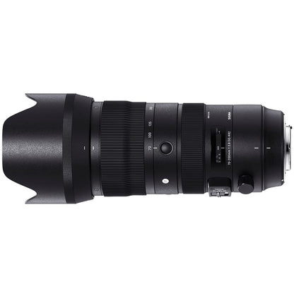 Sigma 590955 70-200mm F2.8 Sports DG OS HSM Telephoto Zoom Lens for Nikon F Mount Bundle with Lexar Professional 1667x 128GB SDXC UHS-II Memory Card