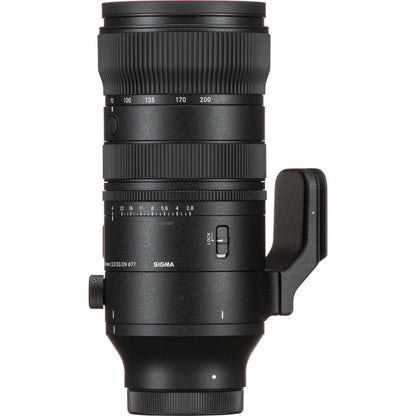 Sigma 70-200mm f/2.8 DG DN OS Sports Lens (Sony E) + Camera Case + 3pc Filters + Cap Keeper + Cleaning Kit + More (13pc Bundle)