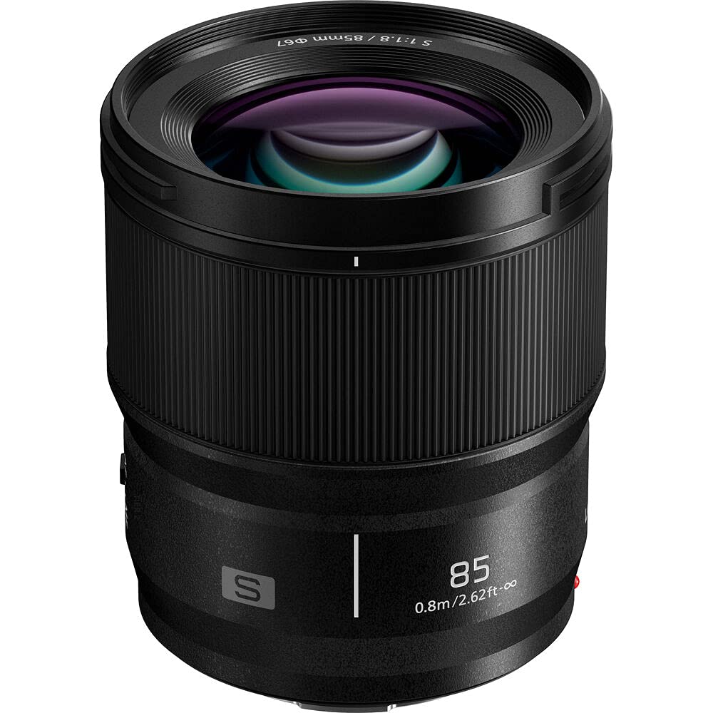 Panasonic S-S85 LUMIX S 85mm f/1.8 L-Mount Interchangeable Lens for Mirrorless Cameras Bundle with Lexar Professional 633x 64GB UHS-1 Class 10 SDXC Memory Card
